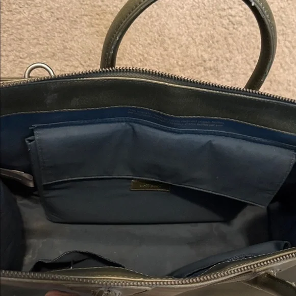 Matt & Nat Forest Green Briefcase - Picture 7 of 16